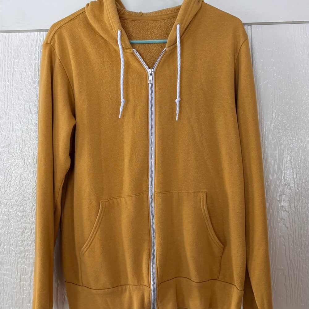 Mustard Yellow Moab Gear Trader Zip-Up Hoodie